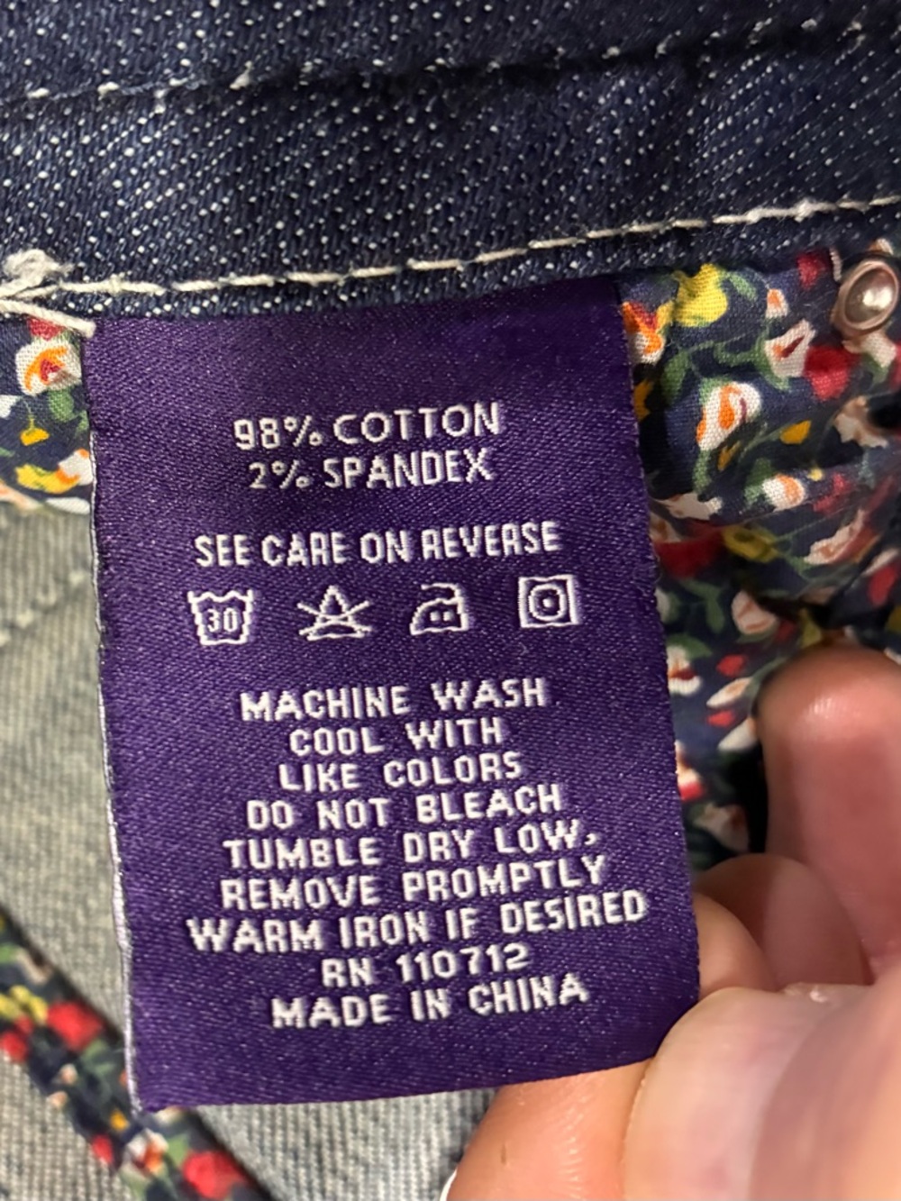 Vigoss Low Rise Straight Leg Jeans 28x32 Dark Blue Wash Stretch Y2K Women’s EUC - Picture 9 of 13